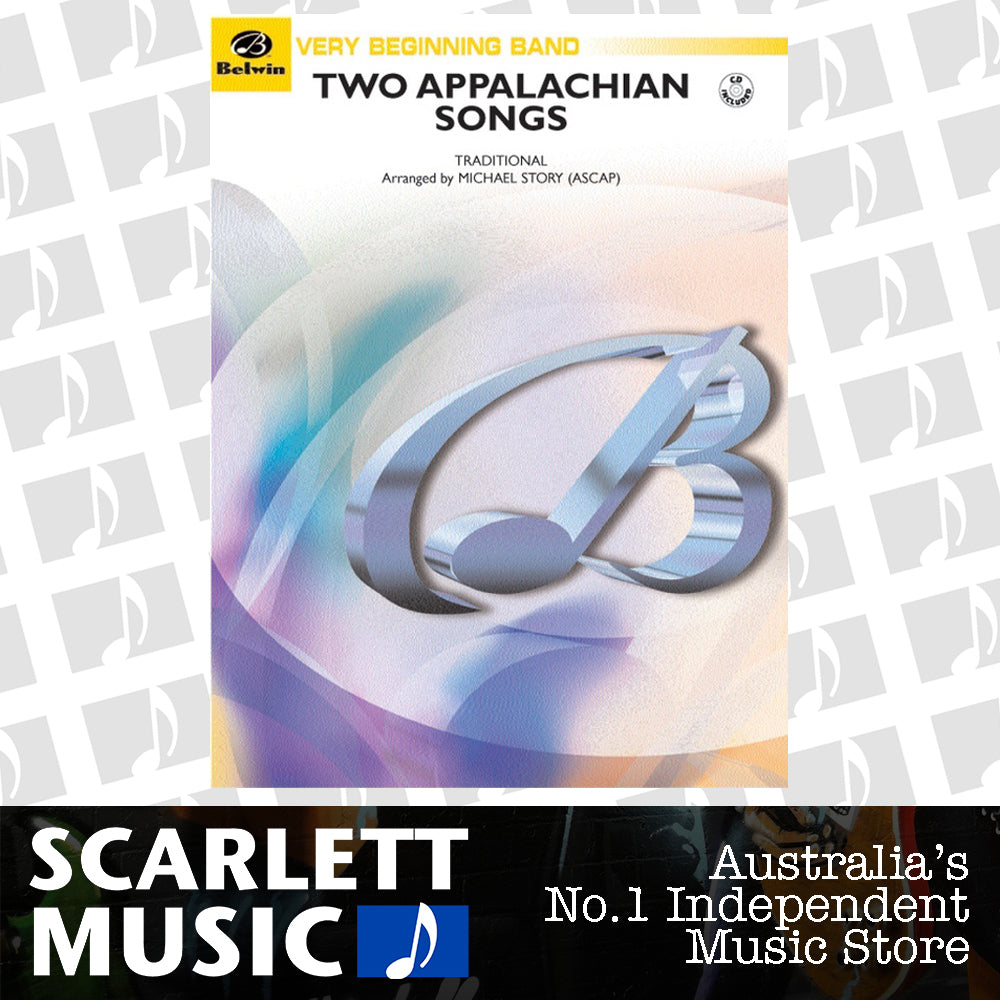 Two Appalachian Songs for Concert Band - Grade 1 Sheet Music — view 2