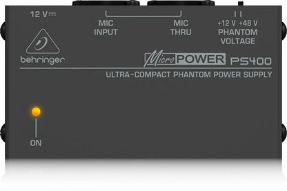 Behringer PS400 MicroPower Phantom Power Preamp