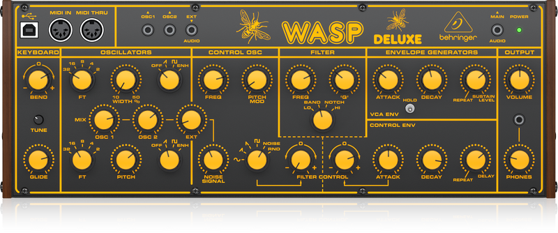 Behringer Wasp Deluxe Hybrid Synthesizer