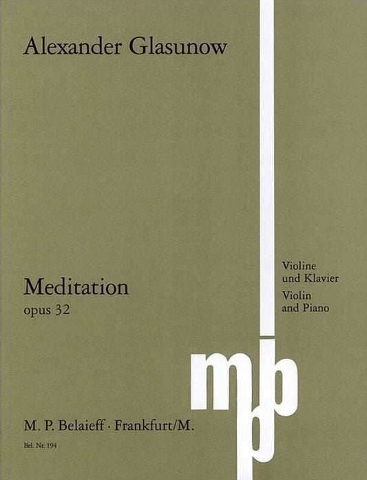 Meditation Violin/Piano Book