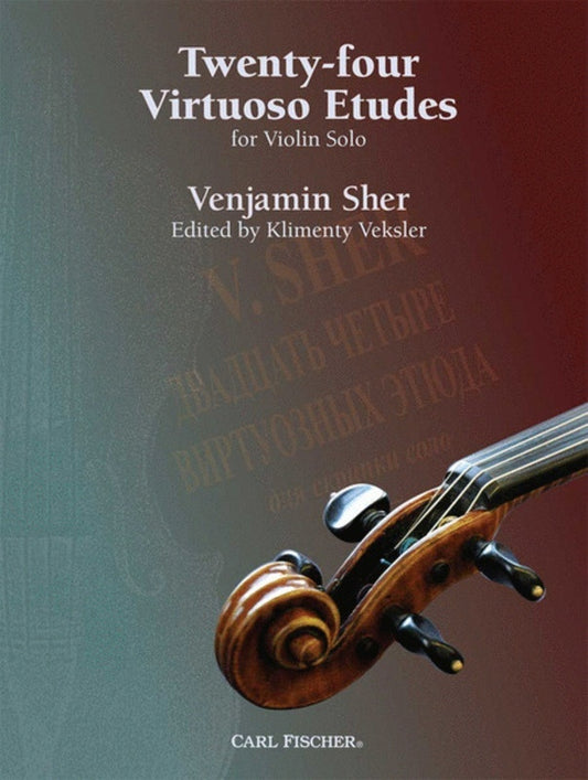 Virtuoso Etudes 24 Ed Veksler Violin Solo Book