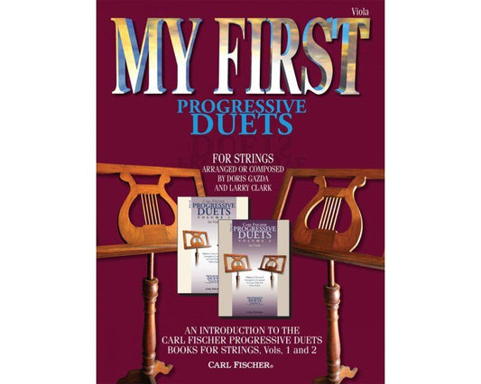 My First Progressive Duets for 2 Violas by Carl Fischer, 32 Pages