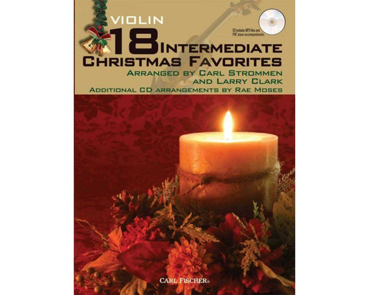 18 Intermediate Christmas Favorites Violin Book with CD
