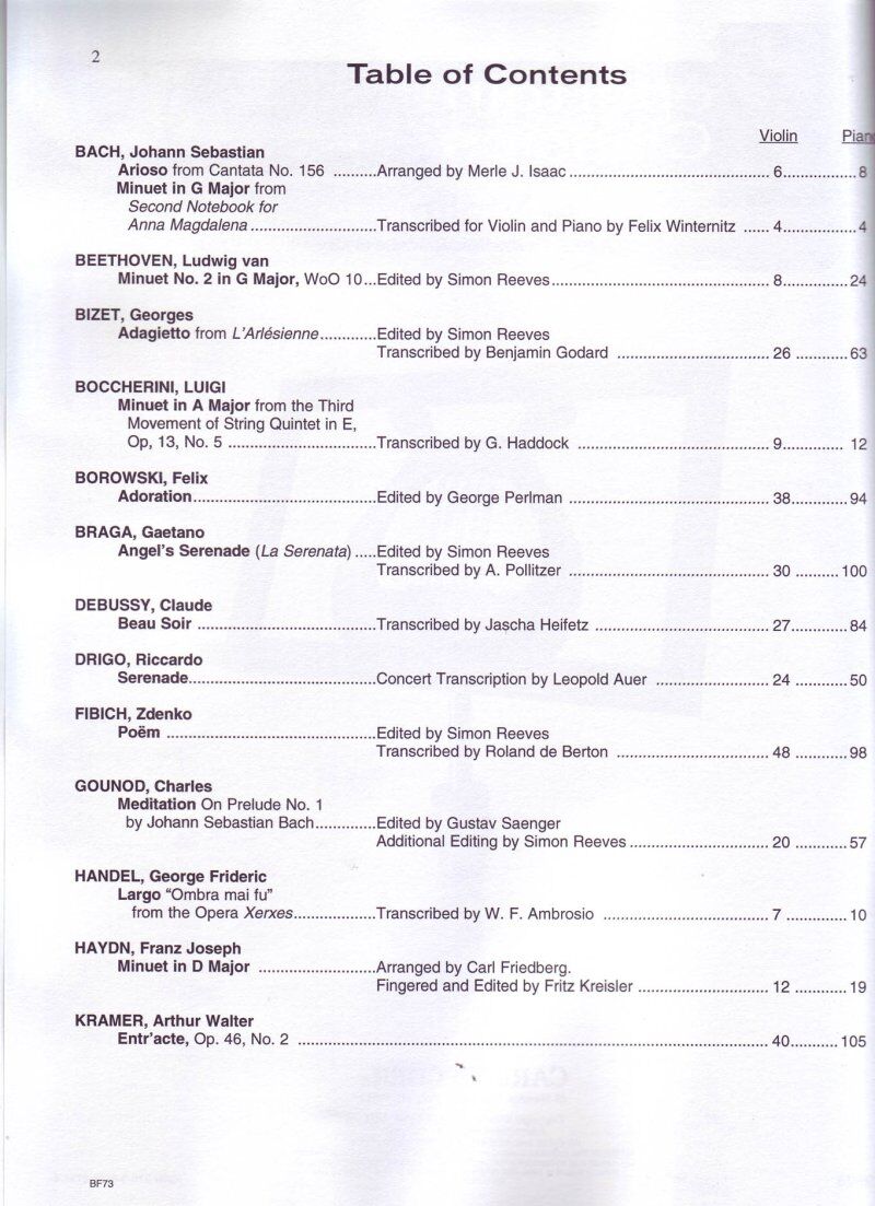 Repertoire Classics for Violin BK/CD by Carl Fischer - 48 Pages, Includes MP3 Accompaniments and PDF Parts, Grade 2-5 Solos — view 4