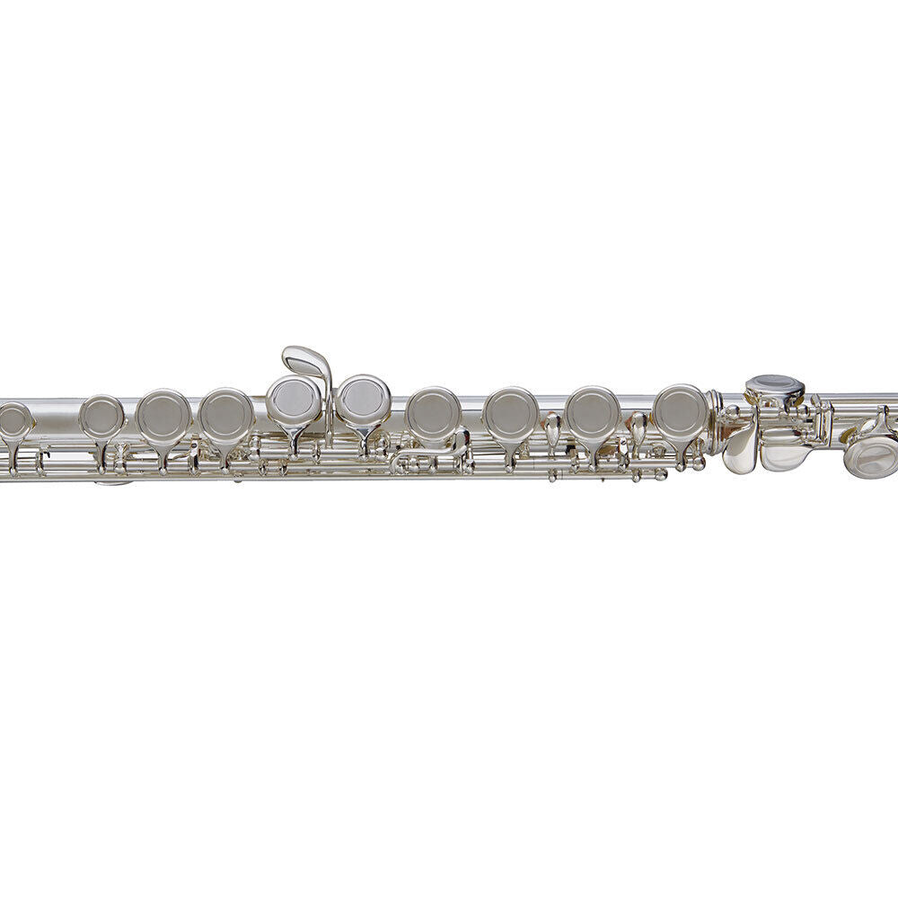 Blessing BFL-1287 Silver Plated Flute in C with Closed Hole, Offset G Key, and C Foot — view 3