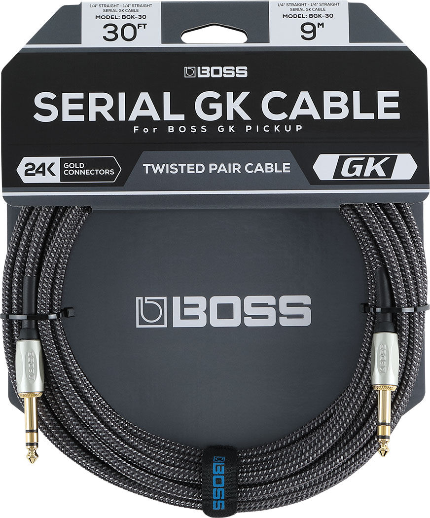 BOSS BGK-15 15ft TRS GK Cable for GK-5/GK-5B Pickups - Premium Serial GK Digital Interface Connection — view 4