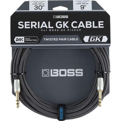 BOSS BGK-30 30ft TRS GK Cable for GK-5/GK-5B Pickups - High Performance Serial Connection — view 5