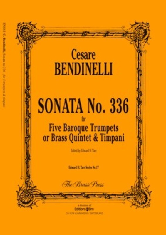 Sonata No 336 Arr Tarr Trumpet Quintet Book