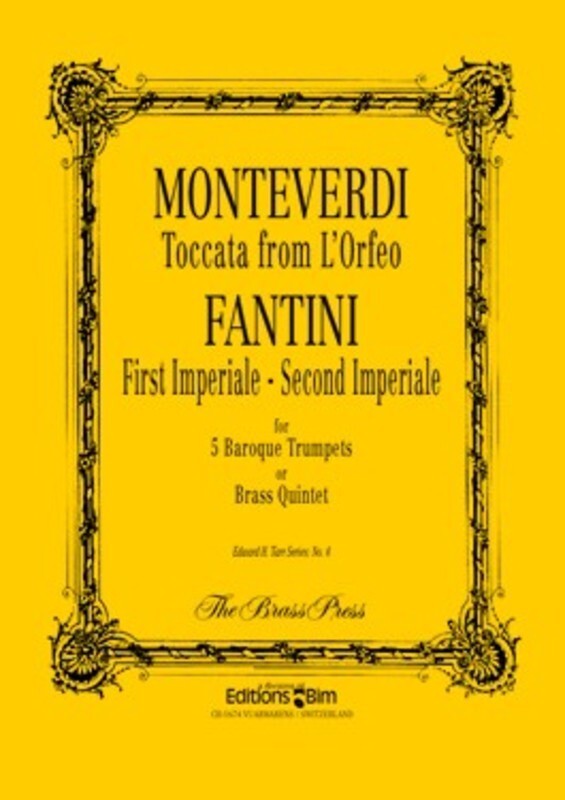 Toccata From Lorfeo Fantini 1st 2nd Imperiale