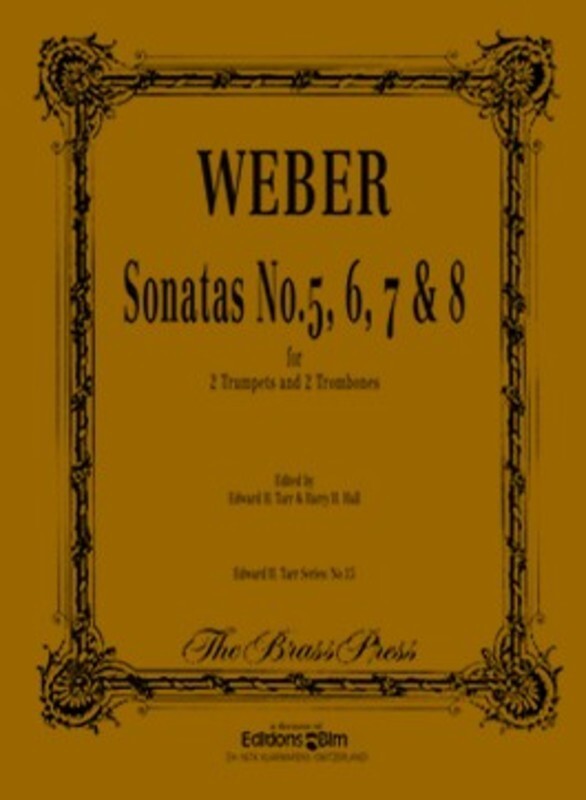 Sonatas Nos 5 To 8 For 2 Trumpet Trombone Book