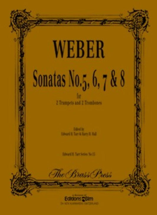 Sonatas Nos 5 To 8 For 2 Trumpet Trombone Book