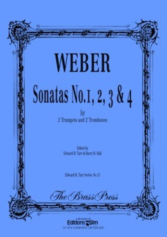 Sonatas Nos 1 To 4 For 2 Trumpet 2 Trombone Book