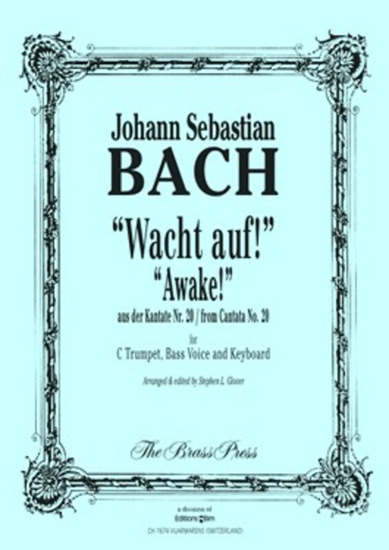 Awake For Trumpet Bass Voice And Keyboard Book