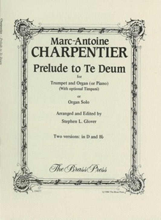 Prelude To Te Deum Trumpet And Organ Book