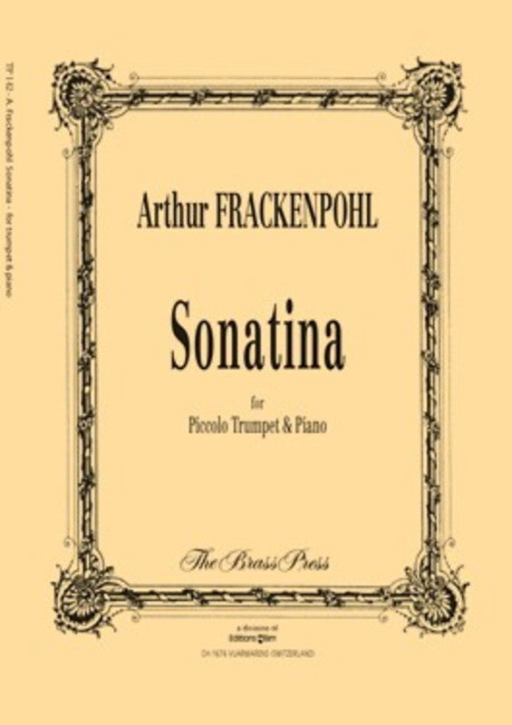 Sonatina For B Flat Piccolo Trumpet Book