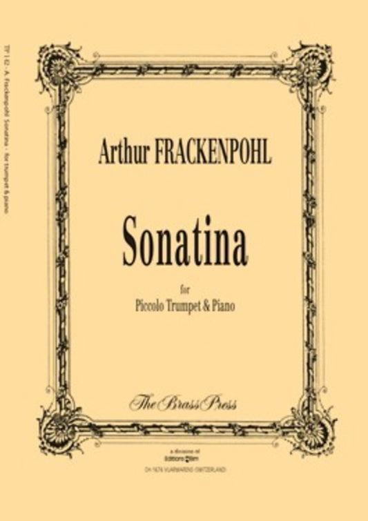 Sonatina For B Flat Piccolo Trumpet Book