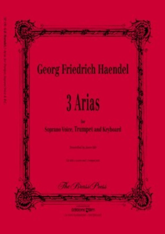 Arias 3 Soprano Voice Trumpet/Piano Book