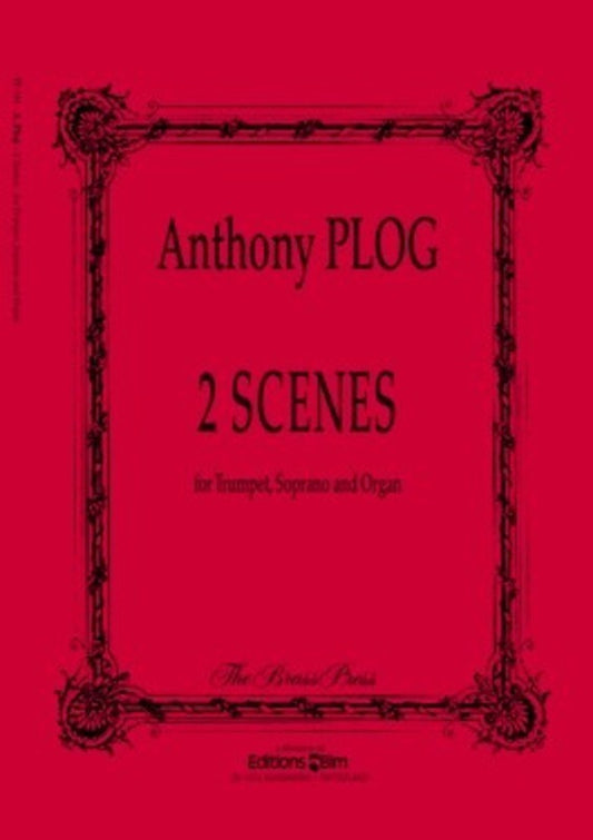 2 Scenes Trumpet Soprano Voice And Organ Book