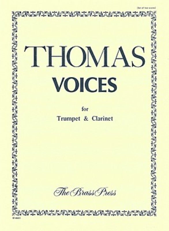 Voices For Trumpet And Clarinet Book