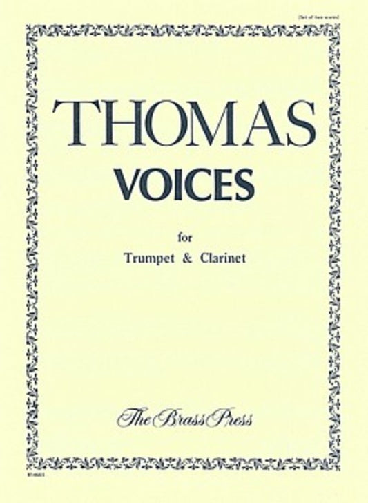 Voices For Trumpet And Clarinet Book