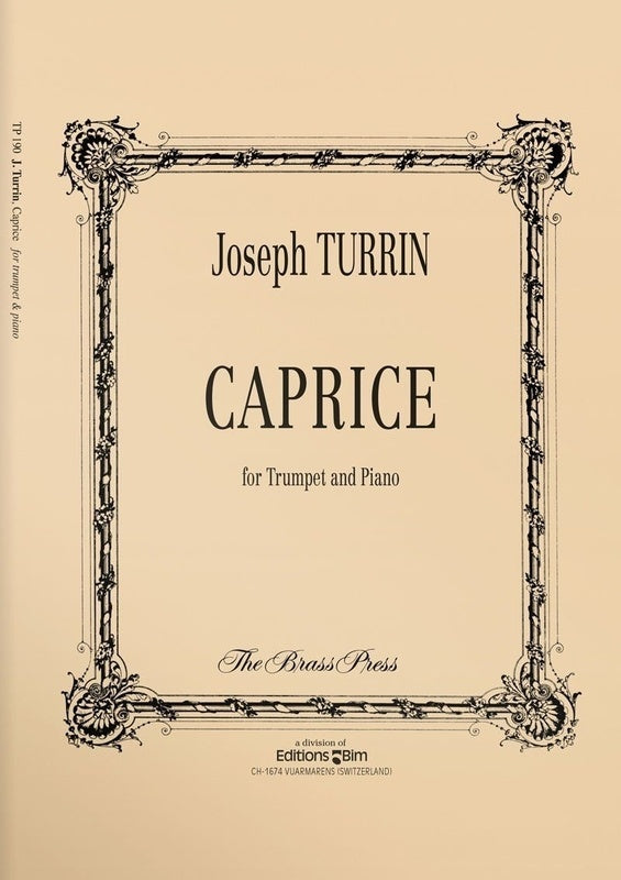 Caprice B Flat Or C Trumpet Book