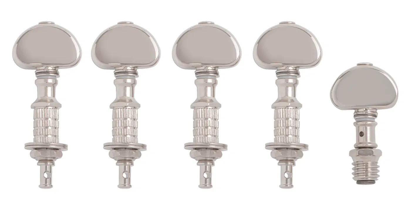 Grover 5-String Banjo Machine Heads Nickel Plated