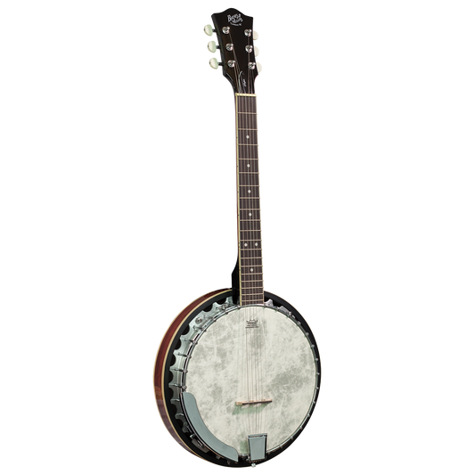 Barnes & Mullins BJ306 Perfect 6 String Guitar Banjo with Closed Back Mahogany Resonator