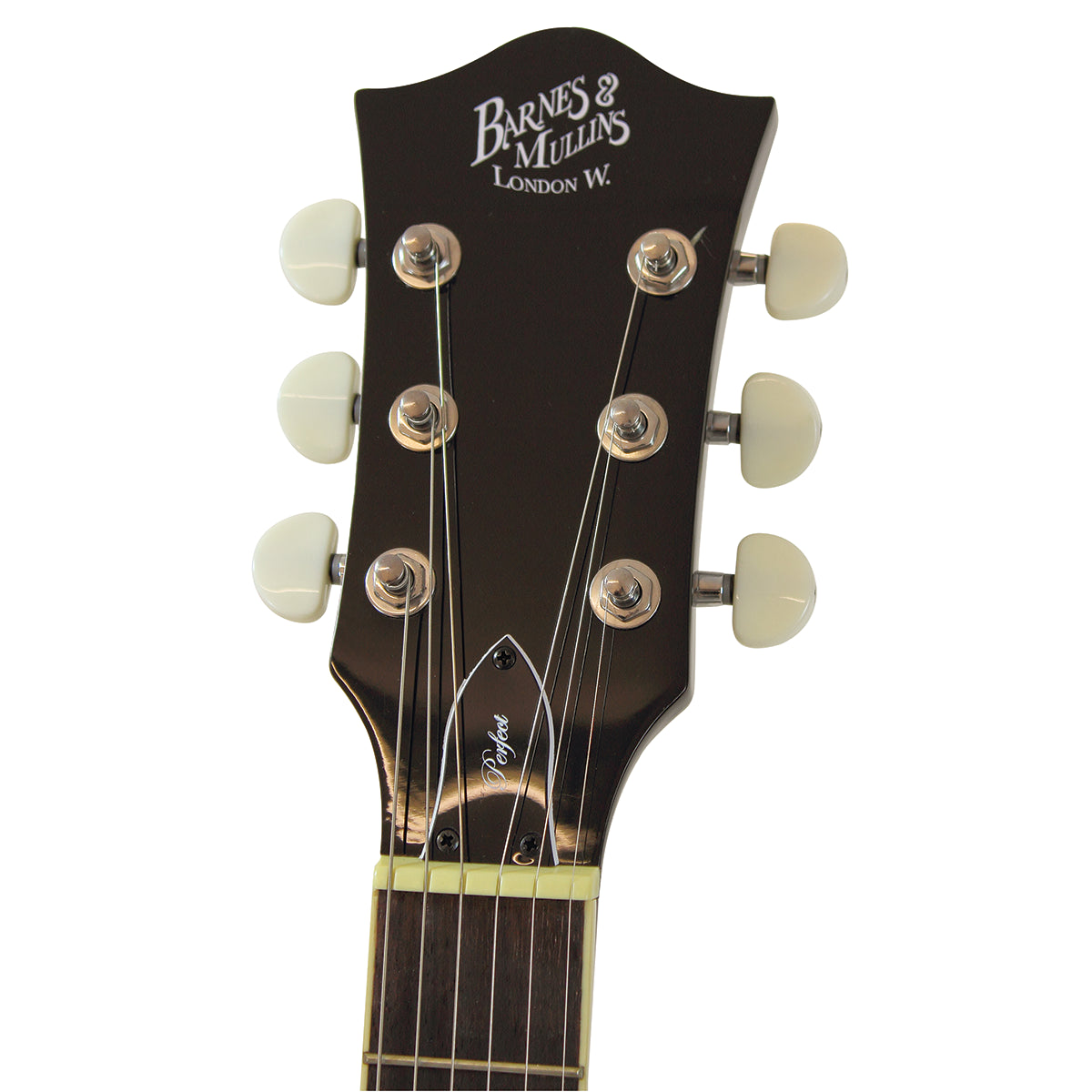 Barnes & Mullins BJ306 Perfect 6 String Guitar Banjo with Closed Back Mahogany Resonator — view 2
