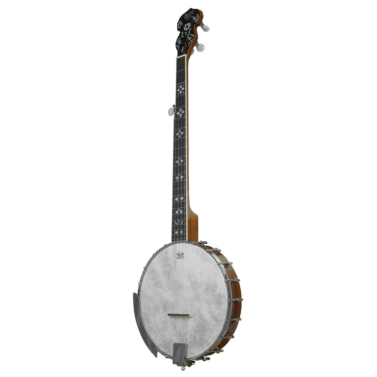 Barnes & Mullins BJ350G Albert 5-String Open Back Banjo with Mother of Pearl Inlays — view 2