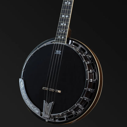 Barnes & Mullins BJ400 Rathbone 5-String Banjo with Closed Back Mahogany Resonator and Remo Black Head