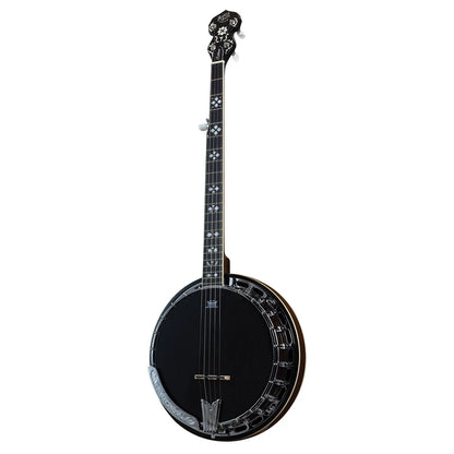 Barnes & Mullins BJ400 Rathbone 5-String Banjo with Closed Back Mahogany Resonator and Remo Black Head — view 2