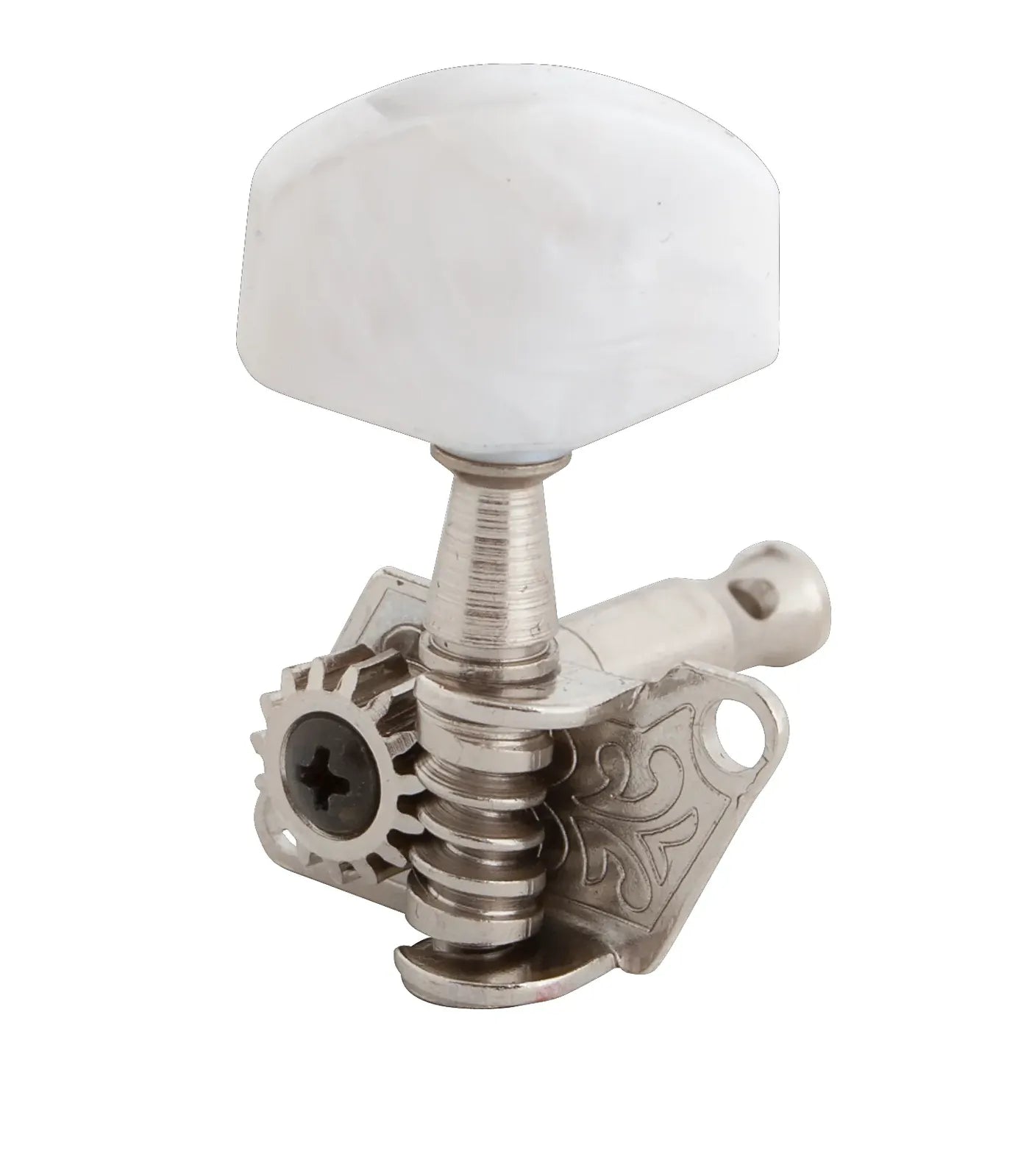 Custom Eagle Banjo Machine Heads 5-String with White Pearloid Nickel Finish