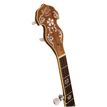 Barnes & Mullins BJ500BW Empress 5-String Banjo with Closed Back Burl Walnut Resonator and Geared Machine Heads — view 4