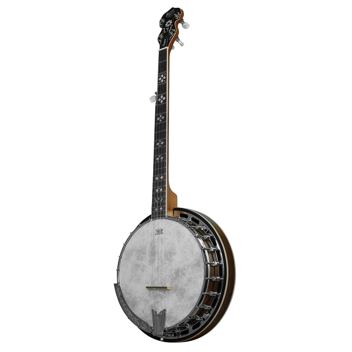 Barnes & Mullins BJ500BW Empress 5-String Banjo with Closed Back Burl Walnut Resonator and Geared Machine Heads — view 2