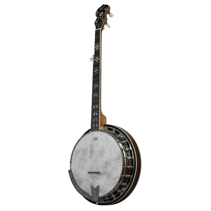 Barnes & Mullins BJ500BW Empress 5-String Banjo with Closed Back Burl Walnut Resonator and Geared Machine Heads — view 2