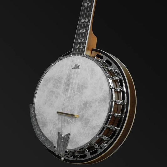 Barnes & Mullins BJ500BW Empress 5-String Banjo with Closed Back Burl Walnut Resonator and Geared Machine Heads