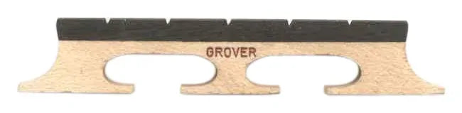 Grover Minstrel 1/2 Inch 5-String Banjo Bridge with Ebony Saddle - BJ772