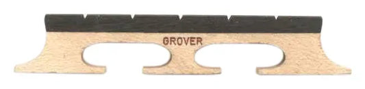 Grover Minstrel 1/2 Inch 5-String Banjo Bridge with Ebony Saddle - BJ772