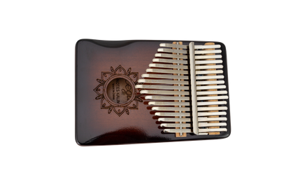 CEGA 17-Key Box Kalimba with Stand and Case - Sunburst Finish — view 3