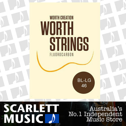 Worth Brown Light Low-G Soprano / Concert Ukulele Ukulele Strings - 2 Restrings — view 2