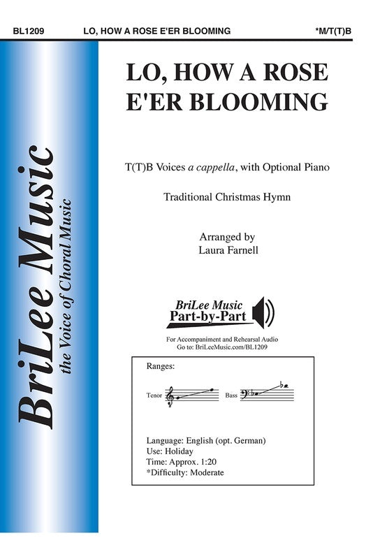 Lo How A Rose Eer Blooming T(T)B Octavo