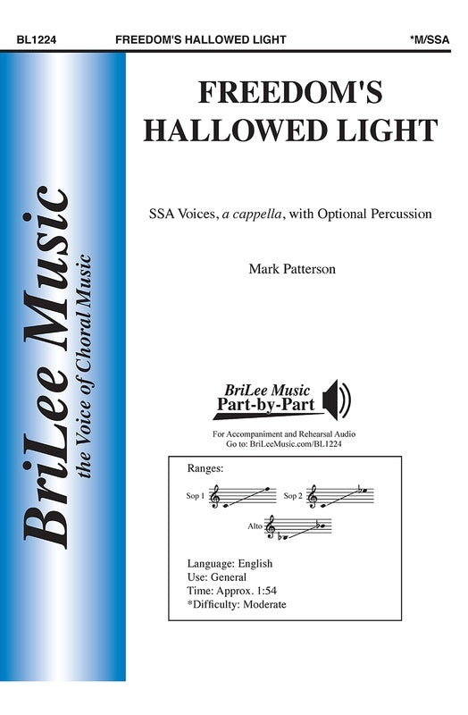 Freedoms Hallowed Light Ssa A Cappella Octavo