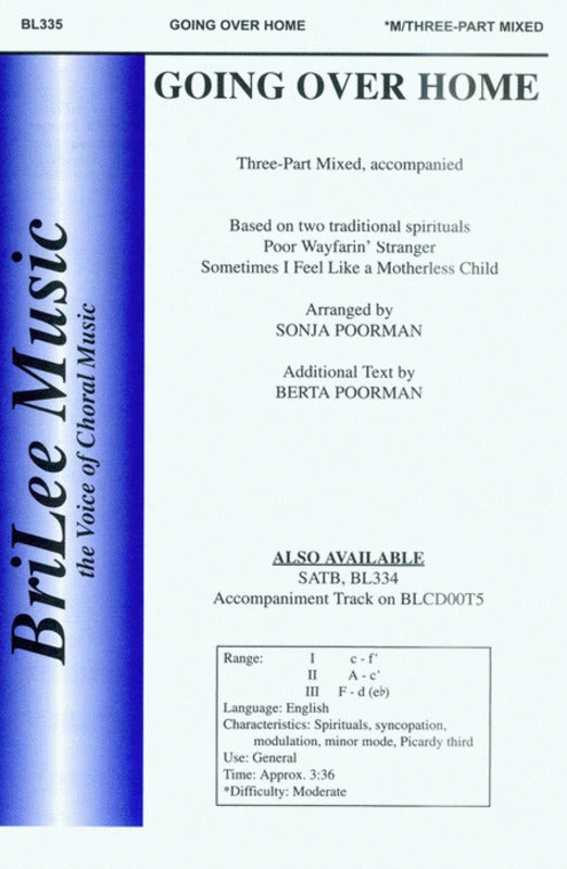 Going Over Home SATB