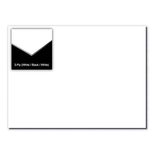 GT 3-Ply Blank Pickguard White 28.7cm x 24cm