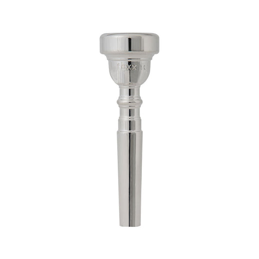 Faxx Trumpet Mouthpiece 3C - Medium Cup, Medium Wide Rim, Double Silver Plated, Precision Made in Germany