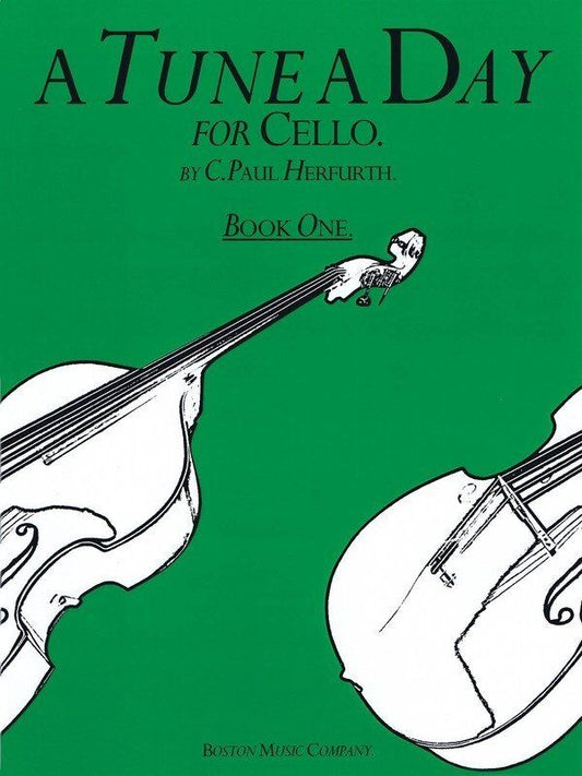 A Tune A Day for Cello Book 1 by C. Paul Herfurth, Boston Music, 36 Pages