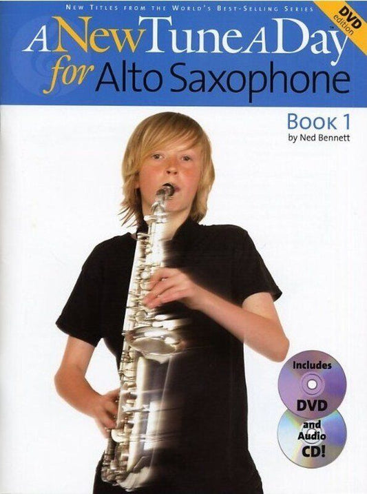 A New Tune A Day for Alto Saxophone Book 1 with CD and DVD