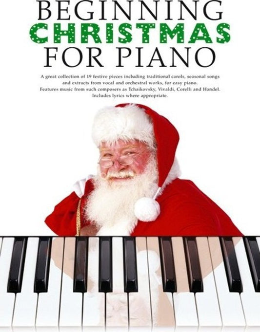 Beginning Christmas For Piano (Softcover Book)