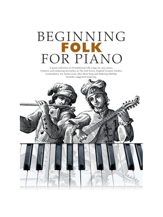 Beginning Folk For Piano (Softcover Book)