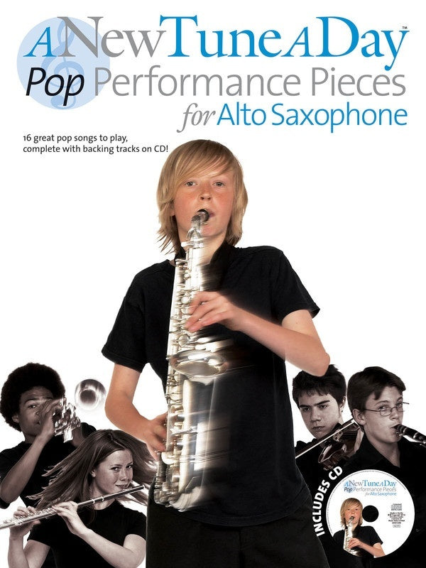 A New Tune A Day Pop Performance Pieces Alto Sax Softcover Book/CD